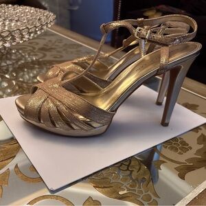 Antonio Melani Gold Sandals
